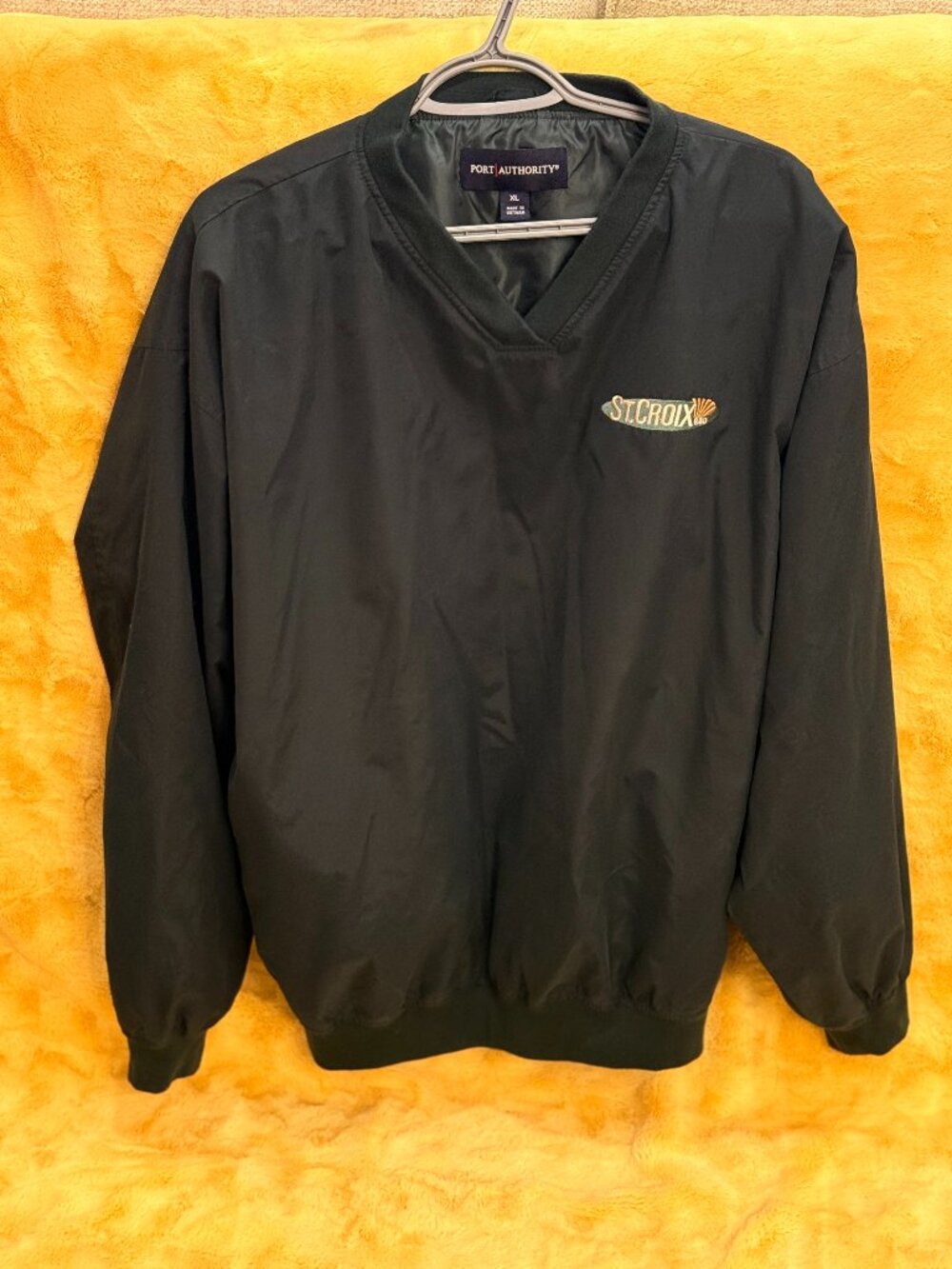 St. Croix- Port Authority vintage pull over wind shirt